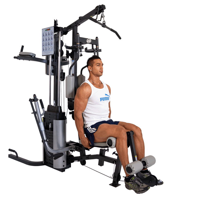 Seated Leg Extension on Multi Gym